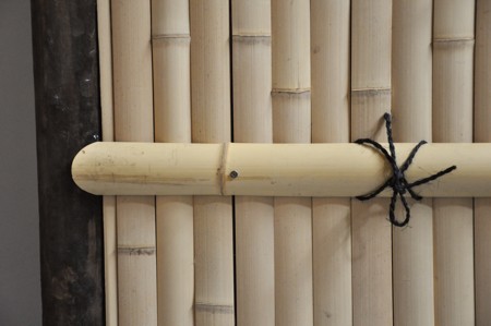 袖垣(竹垣) 白竹建仁寺垣
