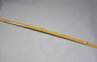 塀用建築材料 杉皮押え白竹平割